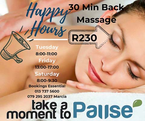 Sanbonani Resort - Back Massage Happy Hours